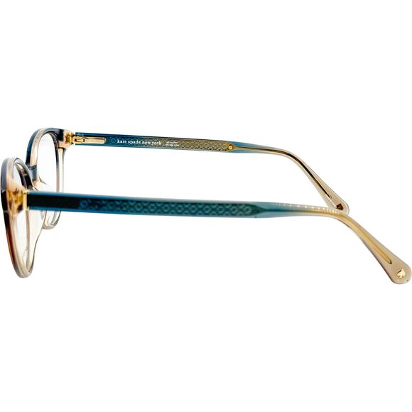 Kate Spade Irene Womens Plastic Eyeglass Frame 0WTA Blue Shaded 50-17